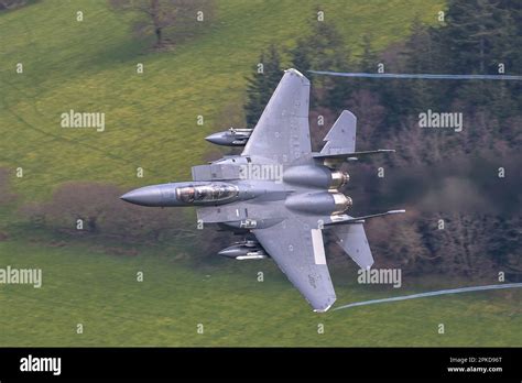 Mach Loop F-15 Eagle Stock Photo - Alamy