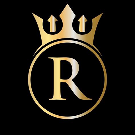 Luxury Letter R Crown Logo. Crown Logo for Beauty, Fashion, Star, Elegant Sign 19512879 Vector ...