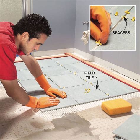 How to Tile a Bathroom Floor | Tile floor diy, Ceramic floor tiles ...