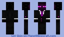 Tuxedo Enderman Minecraft Skin