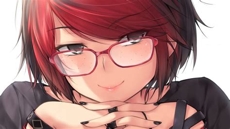 24 Anime Girl with Glasses Wallpapers - Wallpaperboat