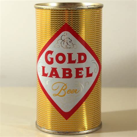 Gold Label Beer (Dark Gold) 072-04 at Breweriana.com