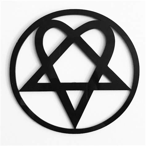 Heartagram Sign HIM Sign heartagram his internal majesty