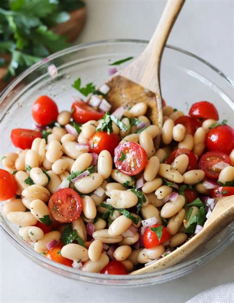 Easy Cannellini Bean Salad - 5 Minute Recipe! - Cook At Home Mom