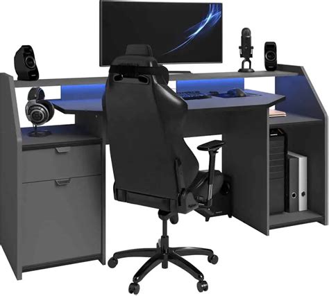 Parisot SetUp Gaming Desk with Led Lights with free delivery