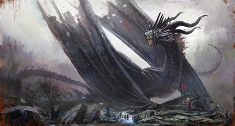 Balerion, The Black Dread by tommyscottart on DeviantArt