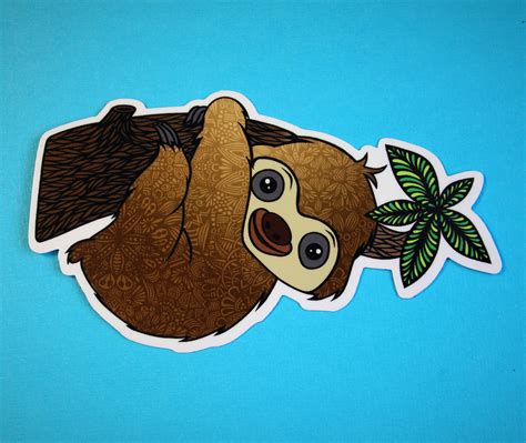 Sloth Sticker (WATERPROOF)