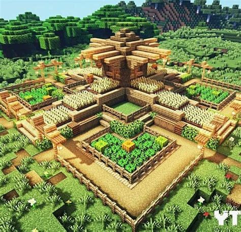 #Minecraft #Farm #Design | Casa di minecraft, Creazioni minecraft, Idee minecraft