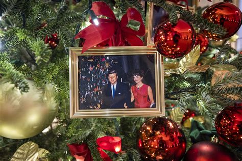 Why a Trump photo is decorating a Biden White House Christmas Tree