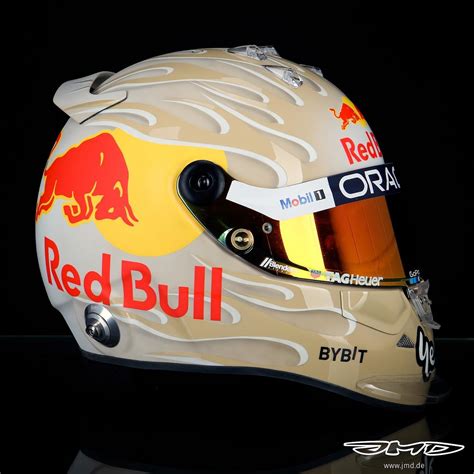 Helmet design of reserve driver Daniel Ricciardo (Red Bull) from 2023 ...