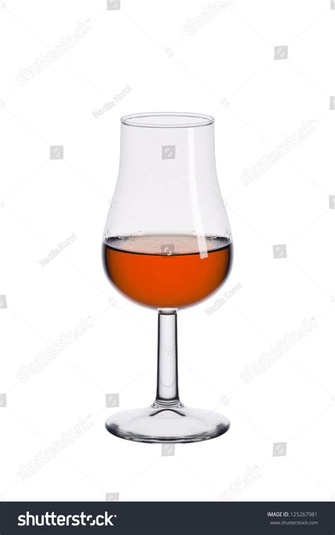 Glass Of Port Isolated On A White Background Stock Photo 125267981 : Shutterstock