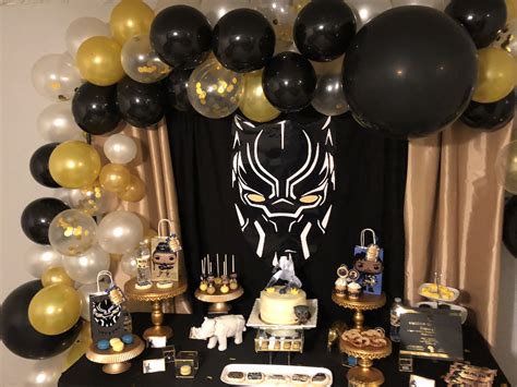 Black Panther Birthday Party Ideas Panther Party Birthday Theme ...