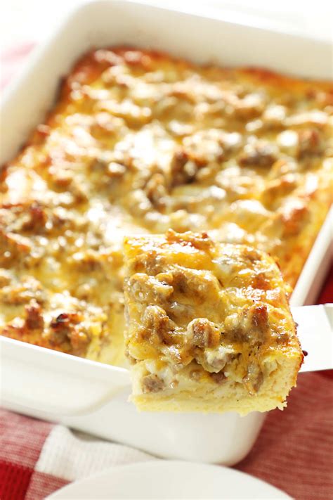 Breakfast Casserole with Biscuits - Weekend Craft