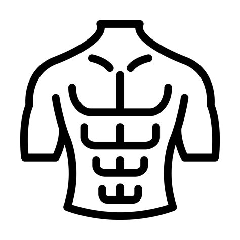 diseño de icono de abdominales 14393297 Vector en Vecteezy