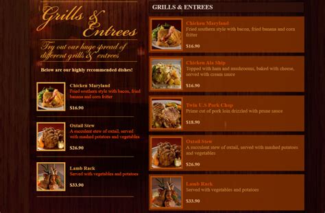 The Ship Restaurant Singapore Menu & Price List Updated Apr 2024