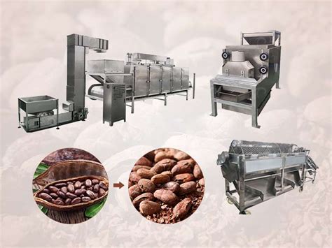 Cocoa Bean Processing Equipment | from cocoa pod to cocoa nibs