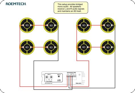 Classroom Audio Systems - Multiple Speaker Wiring Diagram | Speaker ...