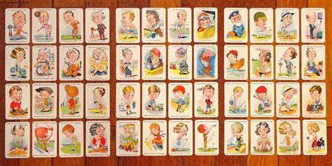 1935 Happy Families Card Game Promotional Deck produced for Nestlé, England - tomsk3000