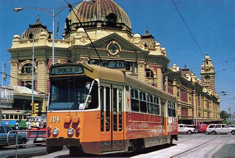 transpress nz: Melbourne tram and Flinders Street station