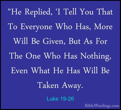 Luke 19 - Holy Bible English - BibleWordings.com