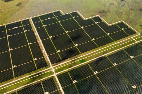 Aerial view of solar panels 2221561 Stock Photo at Vecteezy