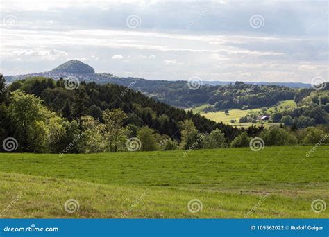 Green Landscape at Springtime at South Germany Countryside Stock Photo - Image of landscape ...