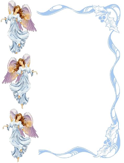 Angel Borders and Frames | Christian Images In My Treasure Box | Clip art frames borders, Clip ...