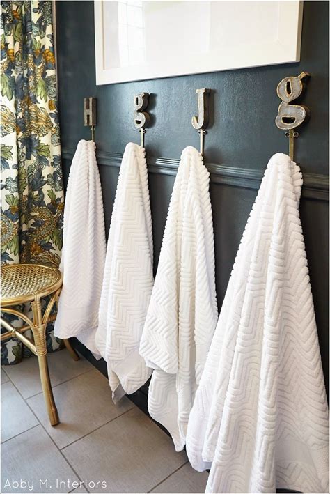 Love these hooks! | 1000 | Bathroom towel storage, Bathroom towel hooks, Diy bathroom