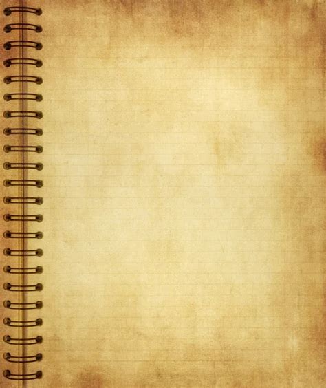 Blank old textured notebook Stock Photo by ©adypetrisor 2435233