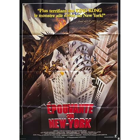 Q - THE WINGED SERPENT French Movie Poster - 47x63 in. - 1982