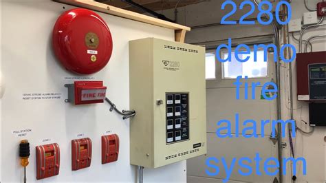 New Edwards 2280 fire alarm demo system. - YouTube