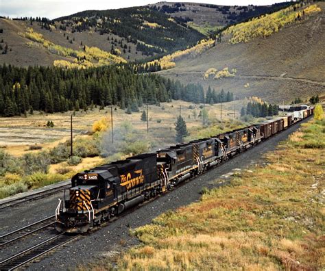 DRGW, Pando, Colorado, 1986 Six Denver and Rio Grande Western Railroad ...