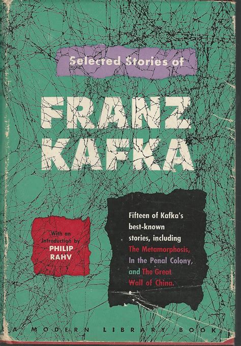 BIBLIO | Selected Short Stories of Franz Kafka by Kafka, Franz) Muir, Willa & Edwin Trans ...