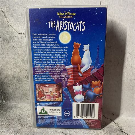 Walt Disney Classics The Aristocats VHS Tape 5017182419020 | eBay