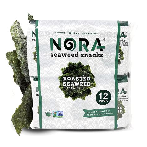 Buy Seaweed Snacks - Seaweed Sheets - Dairy Free Snacks - Vegan Seaweed ...