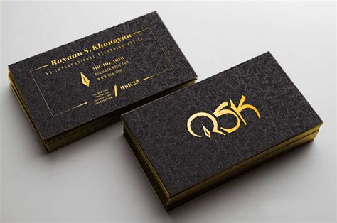 Embossed Business Cards Vistaprint: A Classy Touch for Your ...