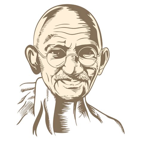 Mahatma Gandhi PNG Images (Transparent HD Photo Clipart) | Photo clipart, Black and white ...