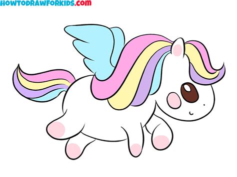 How to Draw a Pegasus - Easy Drawing Tutorial For Kids