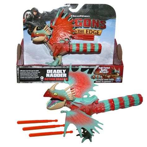 Dreamworks Dragons Deadly Nadder Spike Attack Action Figure Playset | eBay