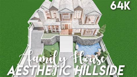 Aesthetic hillside family house - Bloxburg speedbuild - YouTube | Design your dream house ...