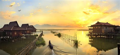 Inle Lake Panoramic Sunrise | Inle Lake Panoramic Sunrise Be… | Flickr