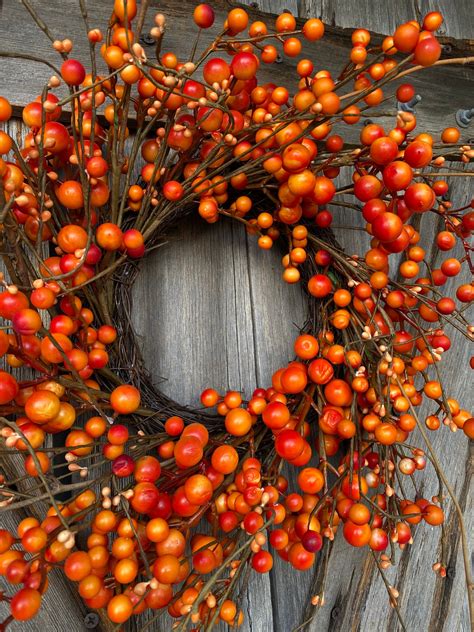 Autumn Wreath, Berry Wreath, Natural Wreath, Farmhouse Wreath, Fall Wreath