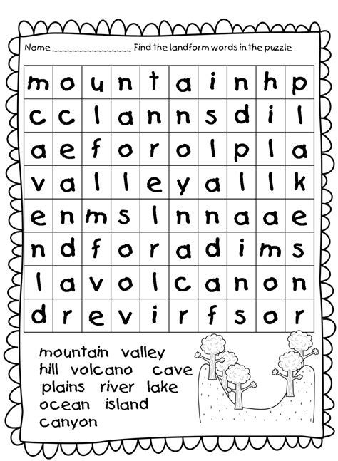 Easy Word Search Puzzles | Activity Shelter