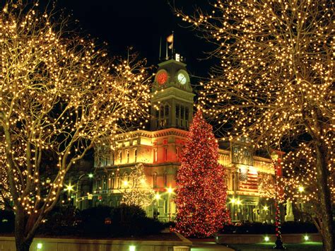 Christmas City Wallpapers, Hd Christmas Wallpaper For Desktop, #24691