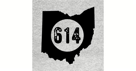 614 area code Ohio Columbus - Ohio Area Code 614 Columbus - T-Shirt | TeePublic