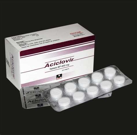 Aciclovir Tablets BP 400mg in Mumbai, Maharashtra - MEDICO REMEDIES PVT. LTD.