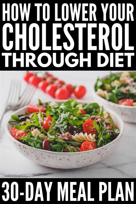 30 Days of Cholesterol Diet Recipes You'll Actually Enjoy | Cholesterol friendly recipes, Low ...