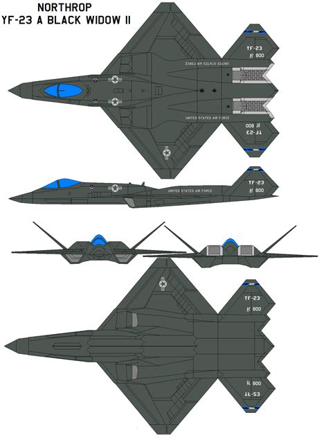 Northrop YF-23 Black Widow II by bagera3005 on DeviantArt