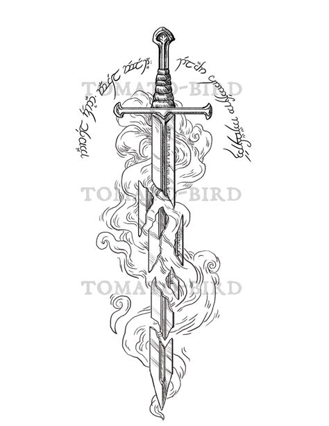 Discover 70+ aragorn's sword tattoo super hot - in.eteachers