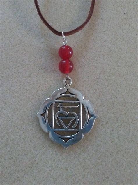 Natural Ruby Pendant Necklace Chakra Jewelry Root Chakra